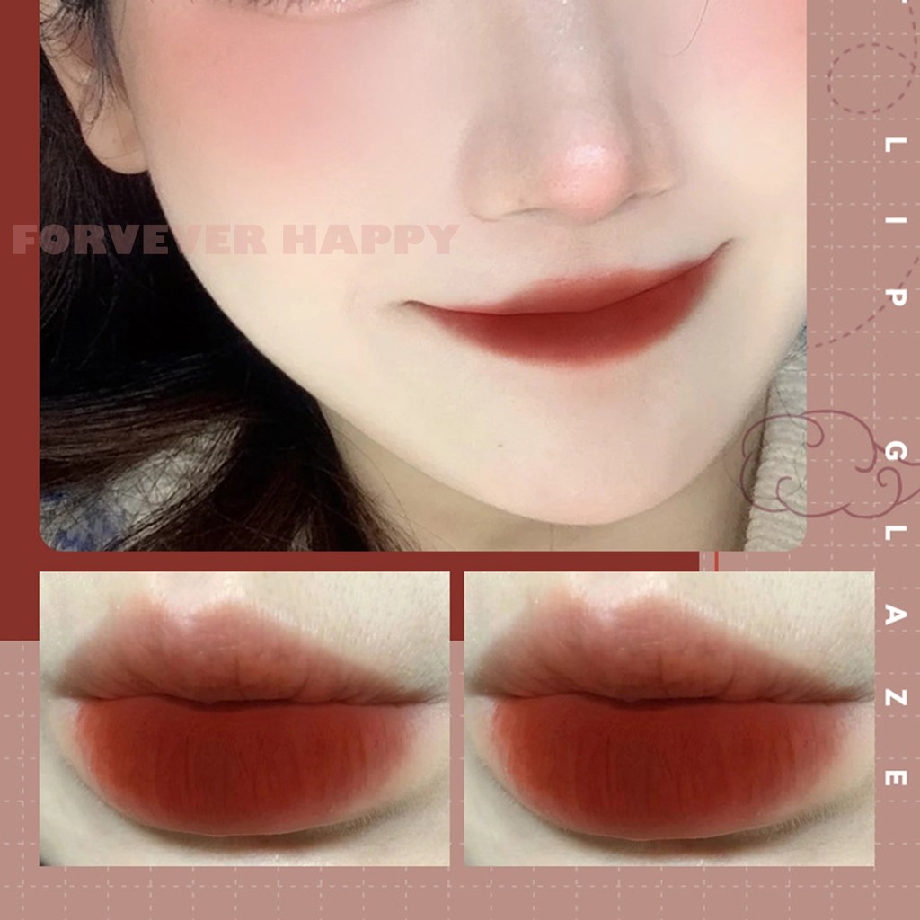 Son môi bùn mịn màng - Son Tint màu mềm không thấm nước để trang điểm hàng ngày