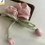 Nhẫn Tóc Ruy Băng Hình Hoa Tulip Ngọt Ngào, Phù Hợp Cho Bé Gái Thanhh lịch
