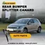 Dành Cho -Golf 7 MK7 GTD 2012-2015 Phía Sau Cản Bộ Chia Canard Đèn Sương Mù Ánh Sáng Lỗ Thông Khí Bên Viền Bao Da Sáng Đen