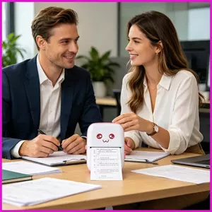 Máy In Bỏ Túi Nhiệt Không Dây Không Ink Với Giấy 13 Cuộn Máy In Nhiệt Mini Cho Hình Ảnh Ghi Nhớ Công Việc Kinh Doanh lyuvn