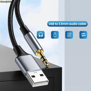 [Vận chuyển nhanh] Bộ chuyển đổi loa HOMELYHUB USB sang 3,5 mm Dây tai nghe Aux Line