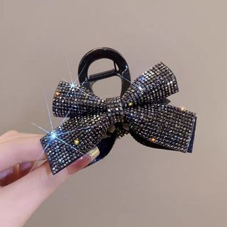 Kẹp Đầu Sau Cao Cấp với Ngôi Sao Lấp Lánh và Nơ Cá Mập - Phụ Kiện Tóc Sang Trọng