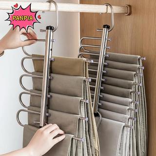⚡12h⚡[PNPIA] Móc treo gấp 5/9 lớp bằng thép không gỉ cho tủ quần áo – tiết kiệm không gian, dùng cho quần jean, khăn, áo