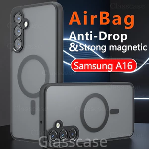 Ốp Lưng Cho Samsung Galaxy A06 A16 A26 A36 A56 A 06 A 16 A 26 A 36 Chống Trầy Xước Trong Suốt Mờ Với Vỏ Điện Thoại Từ Tính Bảo Vệ Chống Sốc Mặt Sau Cứng Chống Vân Tay