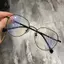 HNKMP Cổ Điển Thanh Lịch Kim Loại Khung Tròn Chống Ánh Sáng Xanh Kính Nữ Vintage Retro Bảo Vệ Mắt Thời Trang Kính Mắt.