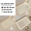 Thảm Lau Chân Bùn Tảo Cát GADI, Họa Tiết Kẻ Sọc Tối Giản Decor Cửa Phòng Tắm Căn Hộ Chung Cư