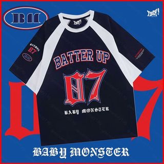 Áo thun 3D tay ngắn BabyMonster mẫu Batter Up số 07 - Phong cách thời thượng