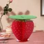 Đế bánh dâu tây bằng gỗ Trang trí hình trái cây Hộp đựng bánh Cupcake sinh nhật Đồ dùng dự tiệc