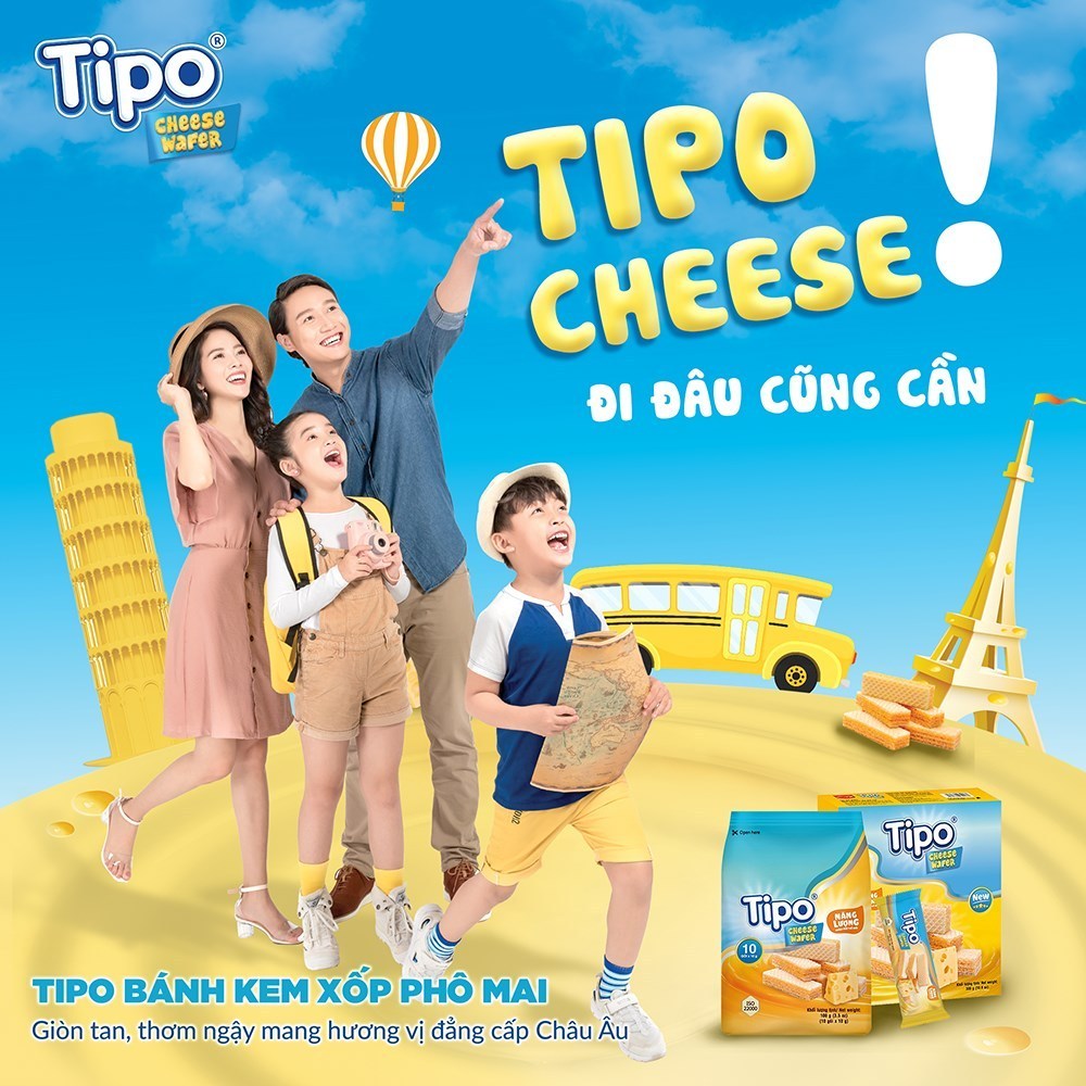 Bánh Tipo Kem Xốp Vị Phô Mai 300g Hữu Nghị