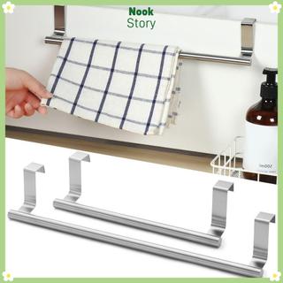 [COD] Kệ treo khăn NOOKSTORY Móc treo cửa tủ bếp bằng thép không gỉ