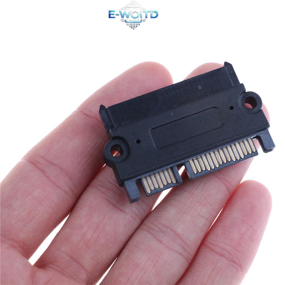 E-WOITD Mới 22Pin 7 + 15 Pin Nam Cắm Vào SATA 22Pin Nữ Ja Convertor M / F Adapter SATA E-WOITD