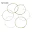 Toyuvn Fangzi Acoustic Dân Gian Dây Đàn Guitar Thay Thế Bộ Đầy Đủ 6 Chiếc (.011-.052) lõi Thép Hợp Kim Đồng Vết Thương Với Cấp Bóng Căng Thẳng Trung Bình
