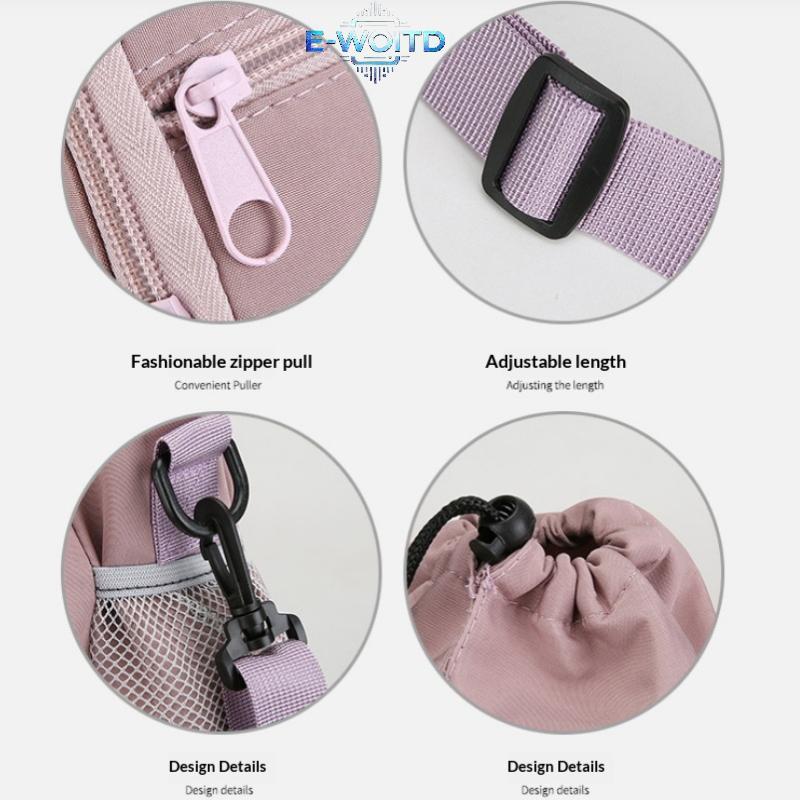 Túi đựng bình nước E-WOITD Dây đeo vai có thể điều chỉnh Lưu trữ điện thoại Di động để đi bộ đường dài Tập thể dục và sử dụng du lịch E-WOITD