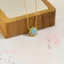Châu Âu Mỹ Retro ins Ngôi Sao Nổ Hoa Mặt Trời Full Zirconi Sáng Giả Opal Mặt Dây Chuyền Vòng Cổ Nữ Trang Sức
