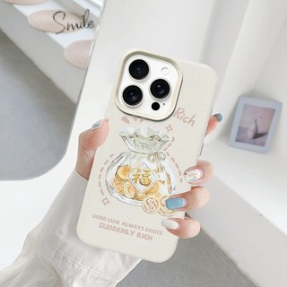 Ốp Lưng Iphone TPU hoa tiết da mềm TẾT túi tiền rich 7/8/plus/x/xs/11/12/13/14/15/16/pro/promax