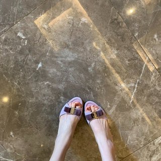 Dép Nữ Mũi Tròn Stiletto Gót Chân Slip-On Thời Trang