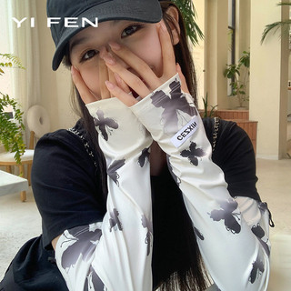 YIFEN  Bao Tay Lụa Băng Chống Nắng Đi Xe Đạp Lái Xe - Găng Tay Nữ Hình Bướm Gradient Chống Tia Cực Tím