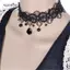 AqToCna Thời Trang Gothic Ren Retro Choker Cổ Hoa Mặt Dây Chuyền Nelace Trang Sức AqToCna