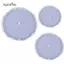 AqToCna Khay Đĩa Trái Cây Tròn Không Đều Nhựa Khuôn Silicon DIY Coaster Epoxy Khuôn Thủ Công AqToCna