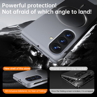 Ốp điện thoại Gradient Từ Tính Cho Samsung Galaxy Z Fold 7 Fold 6 Fold 5 4 Thân Thiện Với Da Mỏng Chống Sốc Ốp điện thoại Fold7 Fold6
