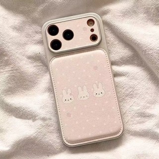 Dễ Thương Dòng Bowknot Thỏ Trường Hợp Điện Thoại Cho iPhone 17 16 15 14 13 12 11 Pro Max X Xr Xs Max