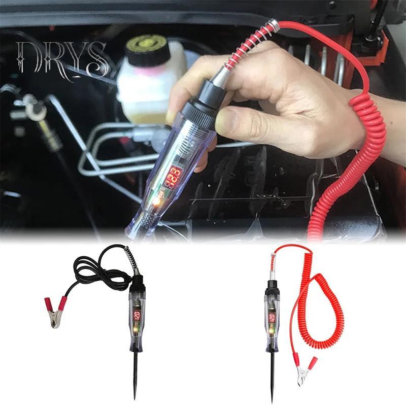 (TFT) Máy kiểm tra mạch điện áp Tru Sửa chữa tự động 6V / 12V / 24V Máy kiểm tra mạch ô tô Kiểm tra cao cấp Bút thăm dò bóng đèn Công cụ chẩn đoán bóng đèn MỚI