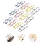 Kim loại cho máy tính xách tay Kẹp bút-12 chiếc Kẹp giấy đầy màu sắc Giá đỡ bút, Phụ kiện kế hoạch