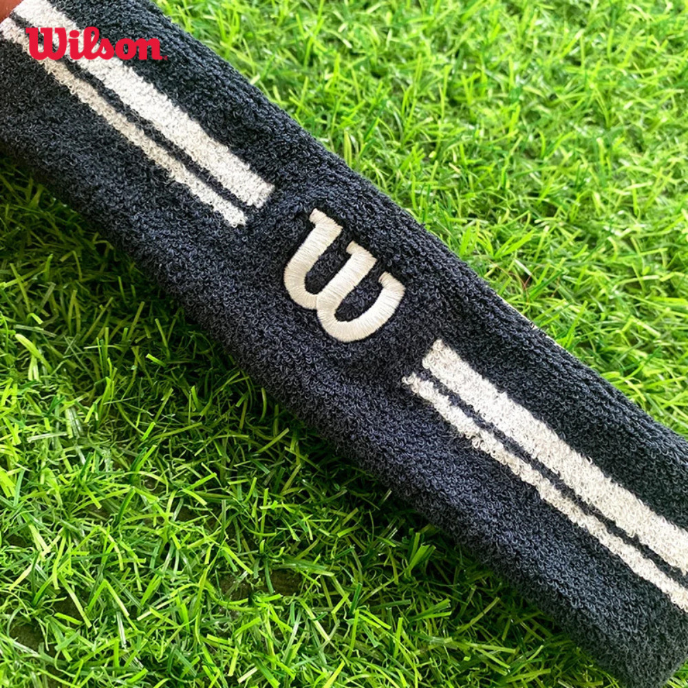 Wilson U Classic Terry Headband Băng Trán Thể Thao WU00065531
