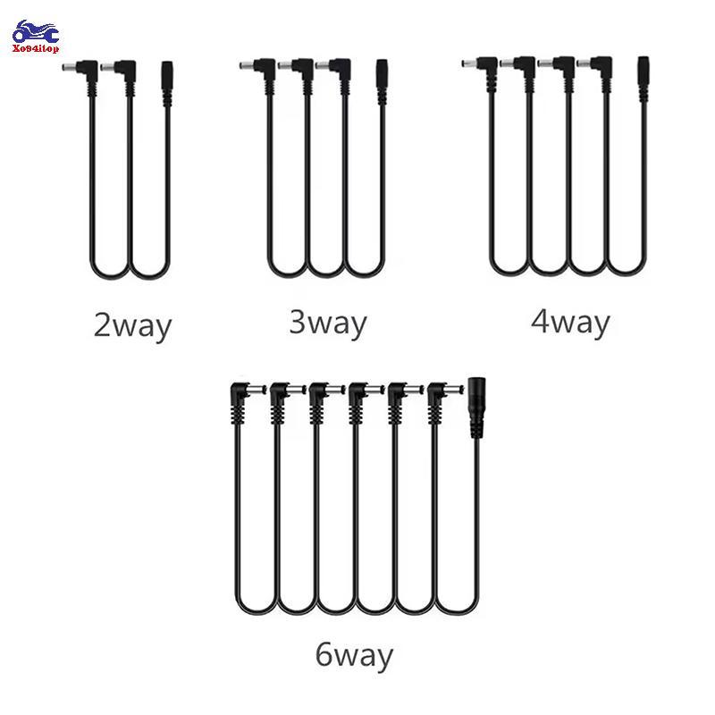 XOITOP Guitar Hiệu Ứng Bàn Đạp Daisy Chain 1 Đến 2 / 3 / 5 / 6 Cách Đàn Guitar Phụ Kiện Nguồn Điện Bộ Chia Cáp Cho 9V DC Adapter Cắm VN