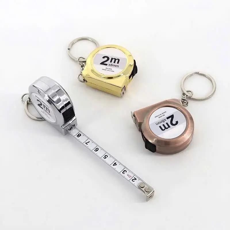 ￼Móc Khóa Thước Đo Mini, Thước Đo 2 Mét Có Thể Thu Gọn, Dụng Cụ Đo Di Động. C87 SHOP