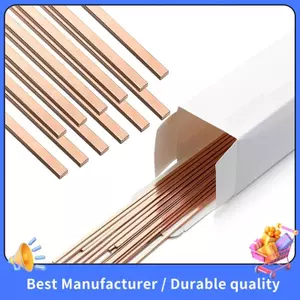 Que hàn phẳng 20 miếng Hàn Phos Hợp kim hàn đồng cấp công nghiệp cho điều hòa không khí Tủ lạnh Bảo quản lạnh Ứng dụng HVAC Stick