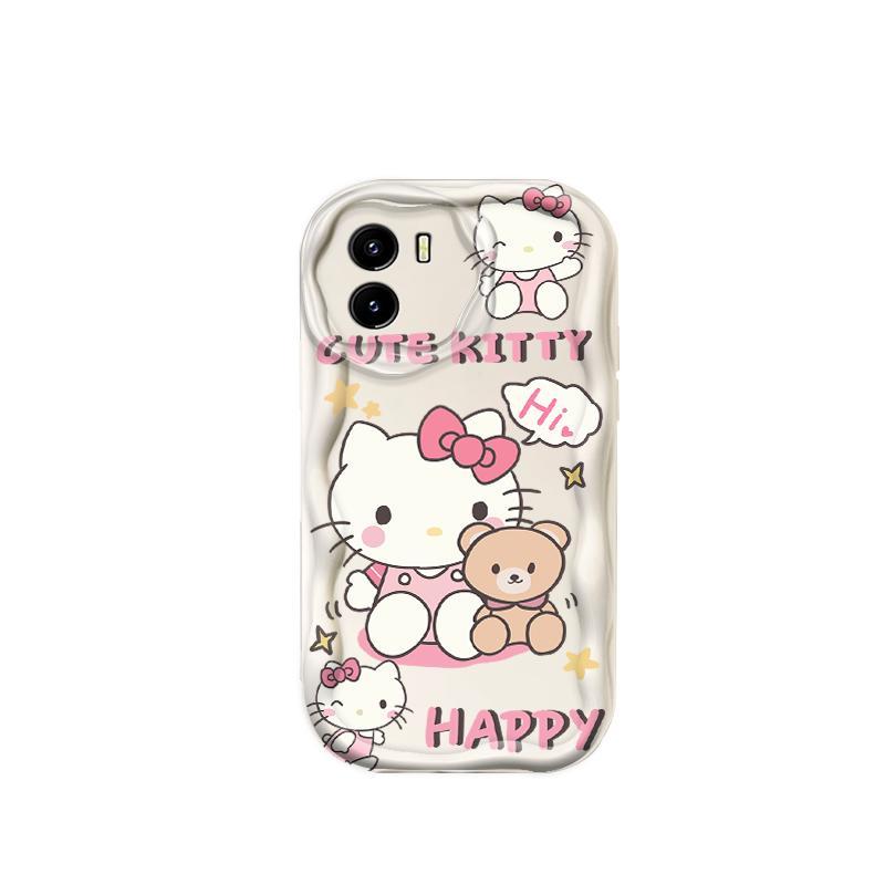 Thích Hợp Cho VIVO Y15S Y15A Y01 3D Bé Gái Mềm TPU Kitty Rilakkuma Ốp Điện Thoại Chống Sốc