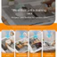 DONOVANQQ Giá đựng đồ nhà bếp, Giá phơi bát đĩa gấp bằng silicon, Tiết kiệm không gian thực tế Chịu nhiệt với thảm thoát nước bồn rửa bỏ túi cho nhà bếp