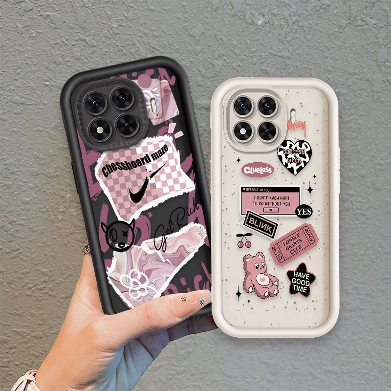 Ốp Lưng Cho Xiaomi 11T 13T 14T 15T Pro Phim Hoạt Hình Silicon Mềm Ốp lưng TPU Gấu Tình Yêu Xu Hướng Mắt Thiên Thần Chống Sốc Ốp Lưng