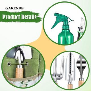 Bộ dụng cụ làm vườn Garende 9 chiếc Bộ dụng cụ làm vườn thiết yếu Quà tặng Thép không gỉ cường độ tốt