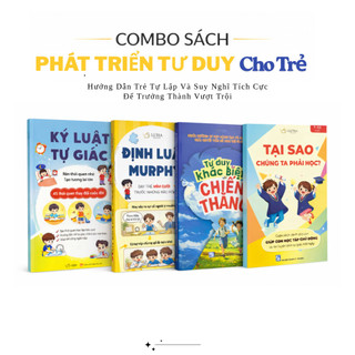 Combo 4 cuốn : Kỷ Luật Tự Giác - Định Luật Murphy - Tại Sao Chúng Ta Phải Học - Tư Duy Khác Biệt Để Chiến Thắng - In m