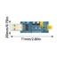 Exhila FT232RL USB sang TTLs Mô-đun chuyển đổi nối tiếp với nhiều điện áp đầu ra để lập trình vi điều khiển và
