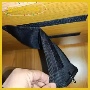 Ví đựng tiền xu có khóa kéo ẩn GUSTAVA, Túi du lịch chống trộm dung lượng lớn siêu mỏng, Ngăn ẩn di động Bảo quản bí mật Chặn Ví thắt lưng Sử dụng hàng ngày