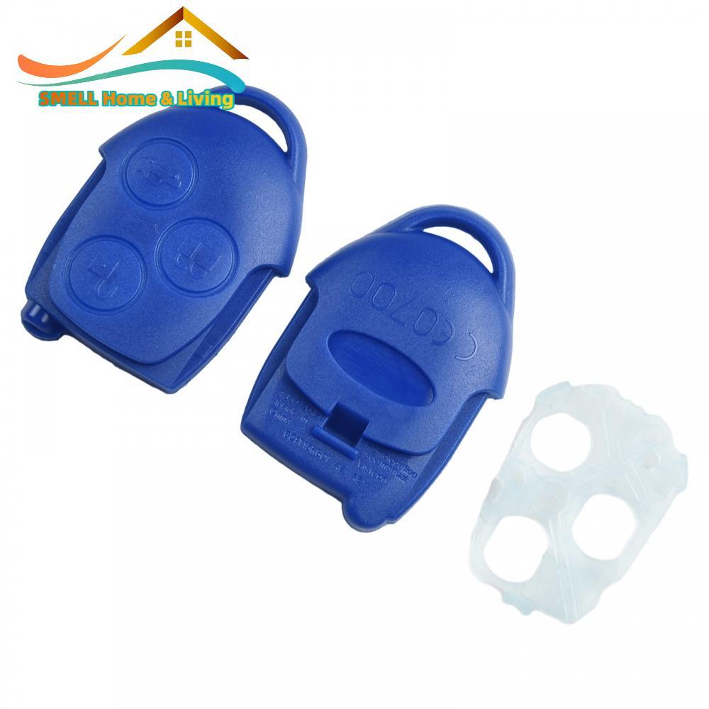 KEY FOB CASE Key Shell Màu xanh hoàn toàn mới Điều khiển từ xa chất lượng cao cho Ford Focus Transit
