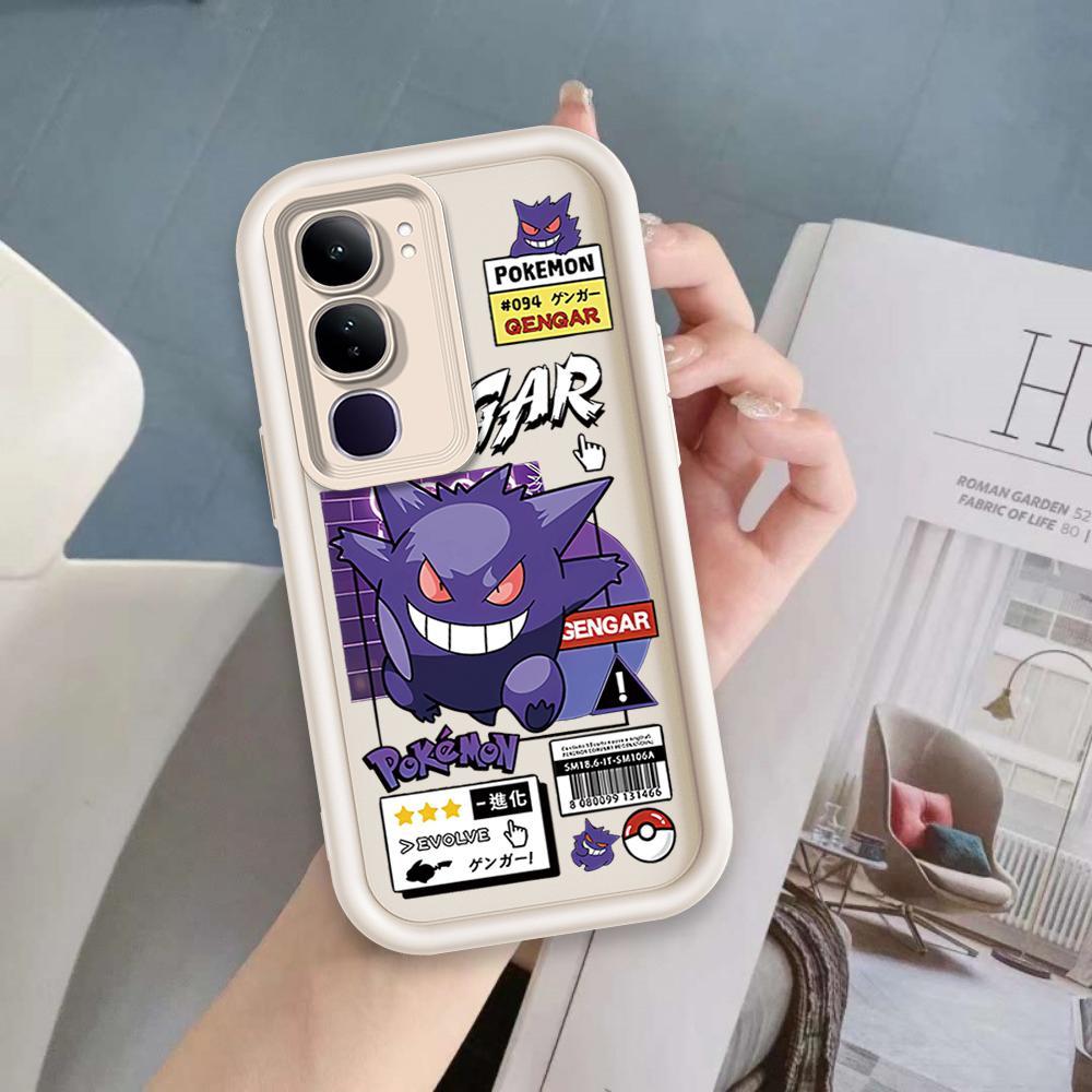 Ốp Lưng Cho VIVO Y19S Pro Y29 4G Hoạt Hình Silicon Mềm Ốp lưng TPU Gengar Mắt Thiên Thần Ốp Lưng Chống Sốc