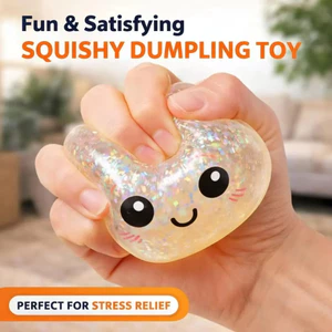 4 Cái Lấp Lánh Bánh Bao Squishy – Đồ Chơi Fidget Phục Hồi Chậm Mềm Có Lấp Lánh Cho Trẻ Em & Người Lớn, Quà Tặng Sinh Nhật