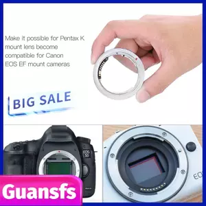 Guansfs Bộ chuyển đổi ngàm ống kính Vòng máy ảnh hợp kim chống gỉ Gia công chính xác cho máy ảnh Canon EOS