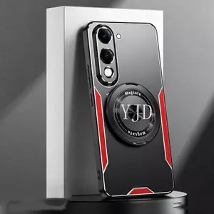 Ốp YJD Cho Samsung Galaxy A57 A37 A27 A17 A07 Hợp Kim Nhôm Kim Loại 360° Ốp điện thoại chống rơi giá đỡ xoay