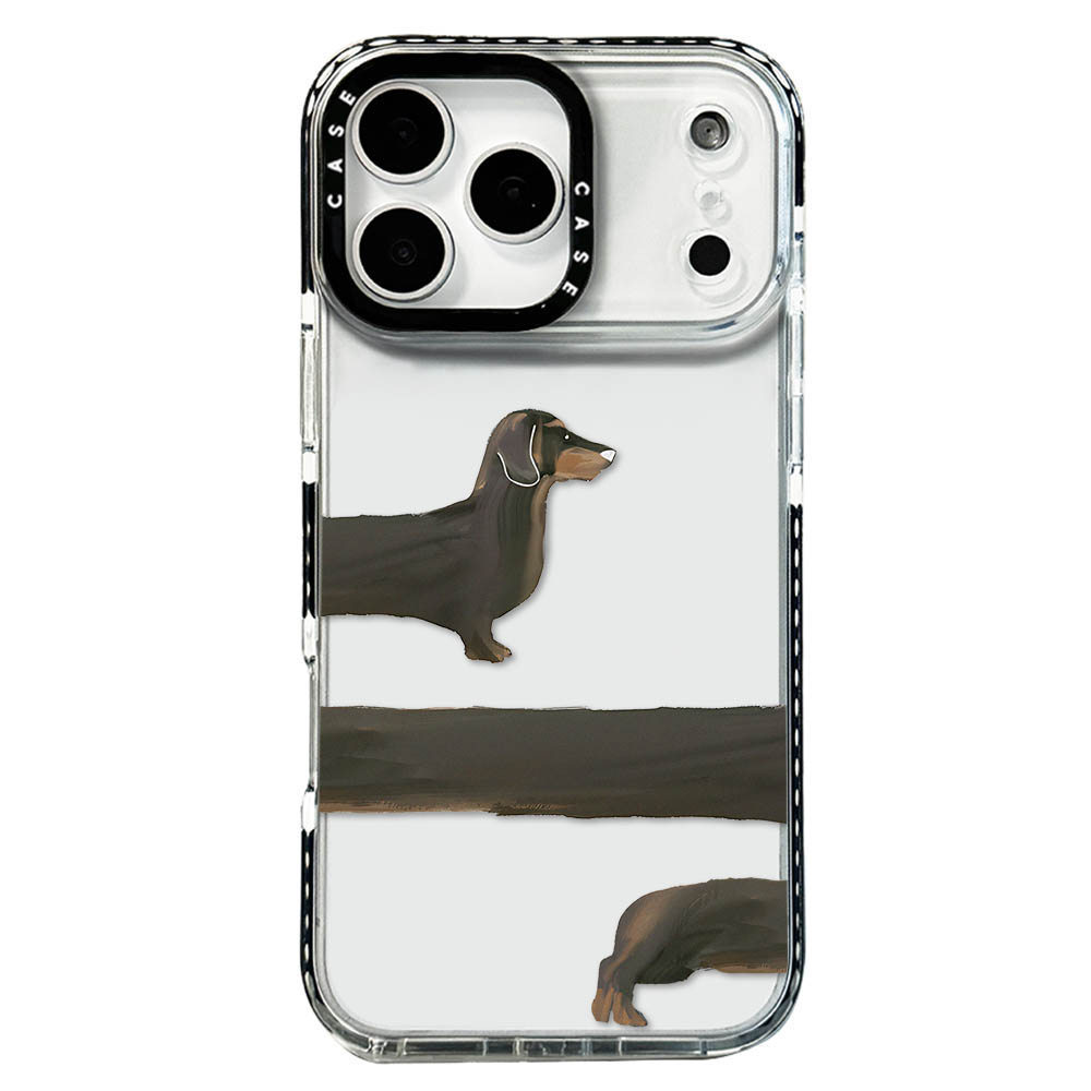 Ốp Điện Thoại Dachshund Cho IPhone 17 Pro Max 17 16 15 14 13 12 11 Vỏ Bảo Vệ Chống Sốc