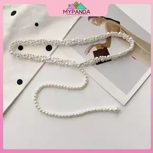 MYPANDA Thắt Lưng Nữ Ngọc Trai và Pha Lê, Thiết Kế Thanh Lịch Cho Bé Gái