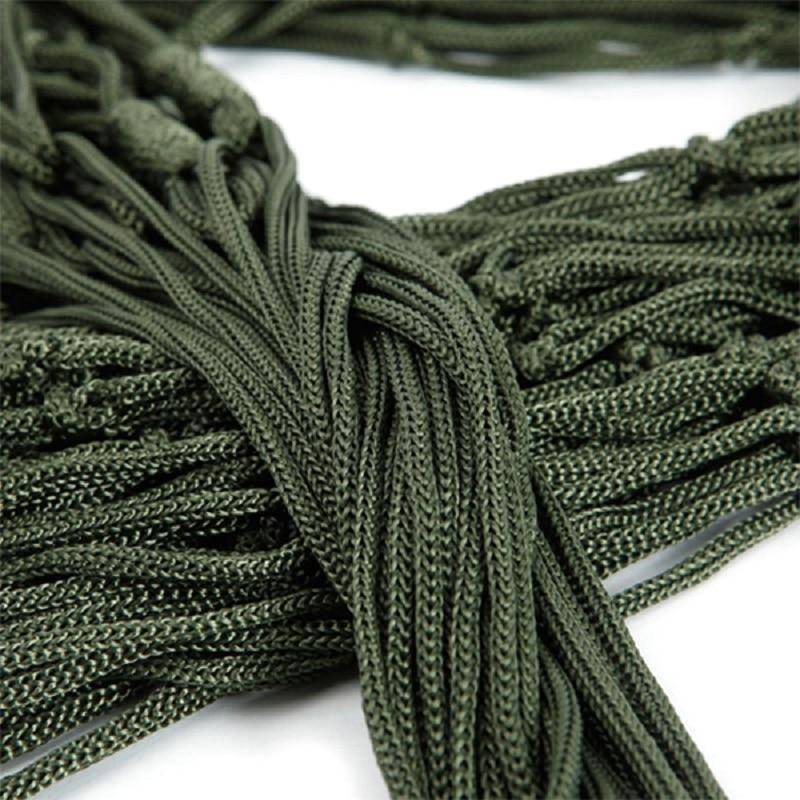 Võng lưới ngủ camping bền bằng nylon xoay được