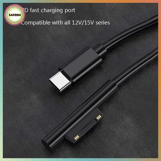 Bộ nguồn USB-C sạc nhanh SAFENH cho Surface Pro 7 / 6 / 5 / 4 / 3, 15V 3A PD Adapter VN