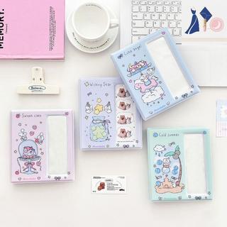 [BB] Album gian hàng ảnh hoạt hình Album ảnh thần tượng với dung tích 20 trang trong suốt Album Para Fotografias Photocard Supplies [VN]