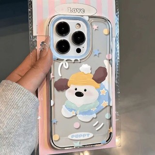 Dành Cho IPhone 17 16 15 14 13 12 11Pro Max XSMax 6 7 8 Plus Phim hoạt hình chạy chó không gian điện thoại trường hợp