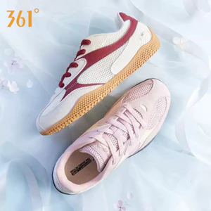361° Giày Thể Thao Nữ Phối Lưới Thoáng Khí Đế Mỏng Cổ Điển Mềm Êm Chống Trơn Hàng Ngày 682626702
